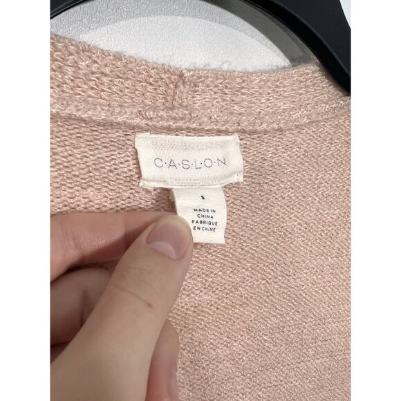 C.A.S.L.O.N Blush Pink Soft & Cozy Cardigan / Size Women's Small - Picture 5 of 6